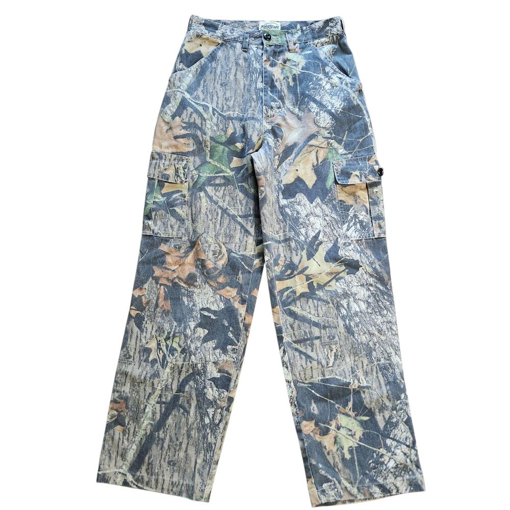 Field Staff by Mossy Oak camo cargo hunting pants men's size S